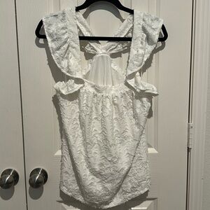 Lauren Conrad - White Summer Blouse